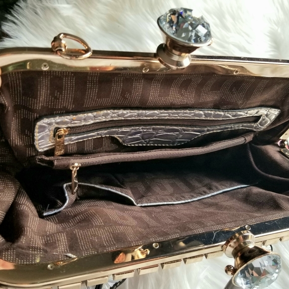 Eiffel Tower-"Rhinestone" Bling Handbag by LOVE USA - Picture 12 of 16